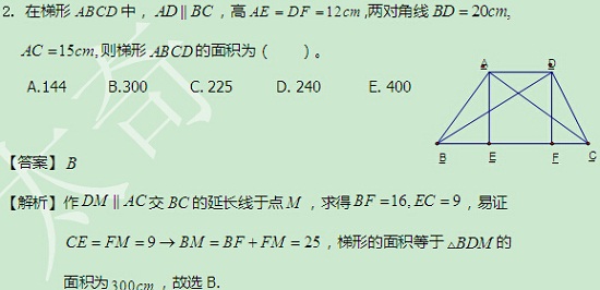 【太奇MBA 2014年9月12日】MBA數學每日一練  解析
